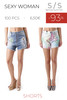 Stock shorts sexy woman s/s