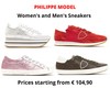 Stock sneakers uomo e donna philippe model