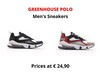 Stock sneakers uomo greenhouse polo