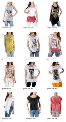 Stock t-shirt and top for woman sexy woman - Zdjęcie 4