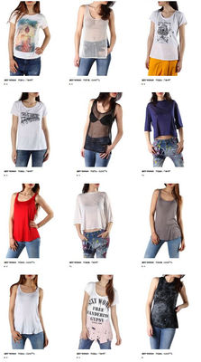 Stock t-shirt and top for woman sexy woman - Foto 2
