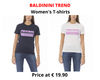 Stock t-shirt da donna baldinini trend