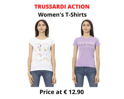 Stock t-shirt da donna trussardi action