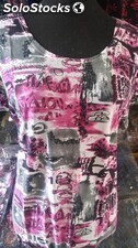 Stock T-shirt donna lotto di 5000 pezzi