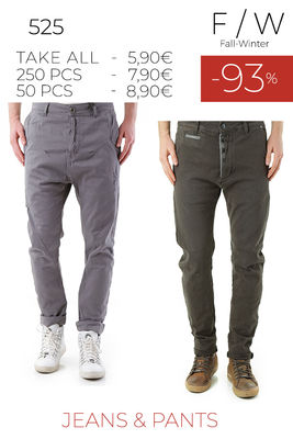 Stock uomo jeans pantaloni 525 f/w