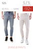 Stock uomo jeans pantaloni 525 s/s