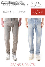 Stock uomo jeans pantaloni bray steve alan s/s