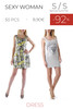 Stock woman dress sexy woman s/s