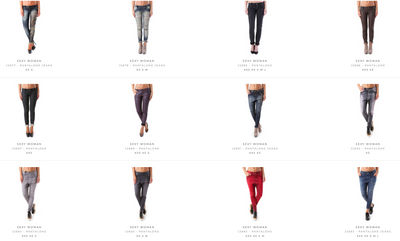 Stock woman jeans and pants sexy woman f/w - Photo 4