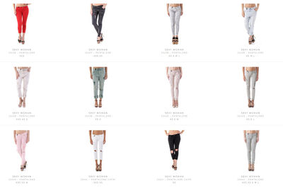 Stock woman jeans and pants sexy woman s/s - Zdjęcie 3