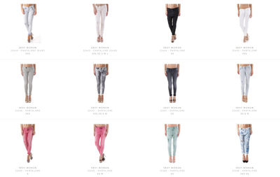Stock woman jeans and pants sexy woman s/s - Zdjęcie 4