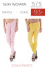 Stock woman jeans and pants sexy woman s/s