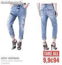 Stock Woman Jeans of Sexy Woman