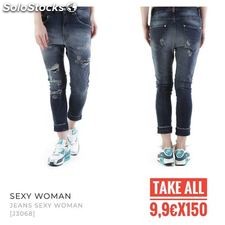 Stock Woman Jeans Sexy Woman