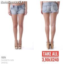 Stock Woman Jeans Shorts 525