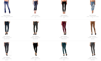 Stock woman&amp;#39;s jeans and trousers sexy woman f/w - Zdjęcie 5