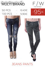 Stock Woman&#39;s Jeans Pants