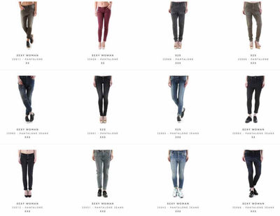 Stock Woman&amp;#39;s Jeans Pants Small Size - Foto 2