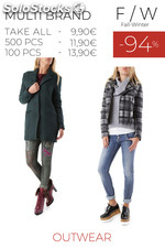 Stock woman&#39;s outwear f/w