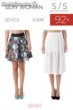 Stock woman skirt sexy woman s/s