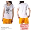 Stock Woman T-shirt Sexy Woman