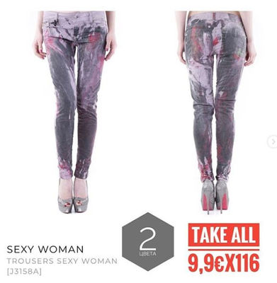 Stock Woman Trousers of Sexy Woman - Zdjęcie 2