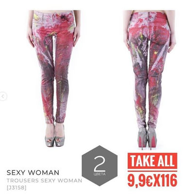 Stock Woman Trousers of Sexy Woman