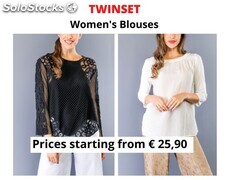 Stock women&#39;s blouses twinset