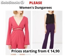 Stock women&#39;s dungarees please