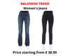 Stock women&#39;s jeans baldinini trend
