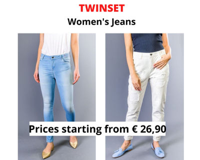 Stock women&#39;s jeans twinset