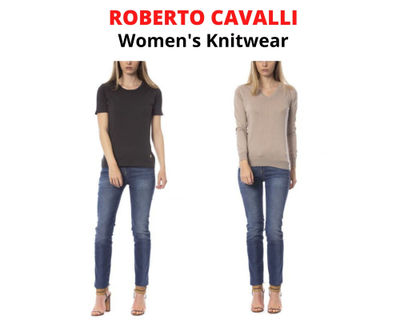 Stock women&#39;s knitwear roberto cavalli