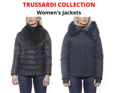 Stock women&#39;s outerwear trussardi collection