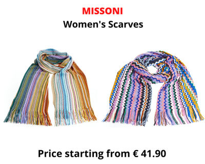 Stock women&#39;s scarves missoni