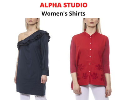Stock women&amp;#39;s shirts alpha studio - Photo 2
