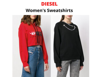 Stock women&amp;#39;s sweatshirts diesel - Foto 2