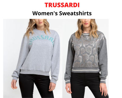 Stock women&#39;s sweatshirts trussardi