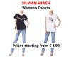 Stock women&#39;s t-shirts silvian heach