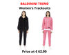 Stock women&#39;s tracksuits baldinini trend