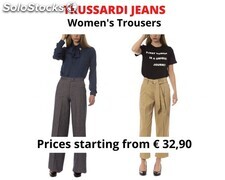Stock women&#39;s trousers trussardi jeans