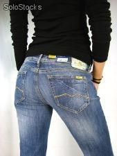 STOK Jeansy damskie spodnie rurki Meltin Pot oge włoskie niemieckie butik nowe
