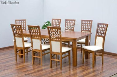 Stół CEZAR + 8 krzeseł G-1