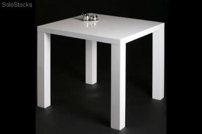 Stół lucente 80 biały high gloss - Zdjęcie 2