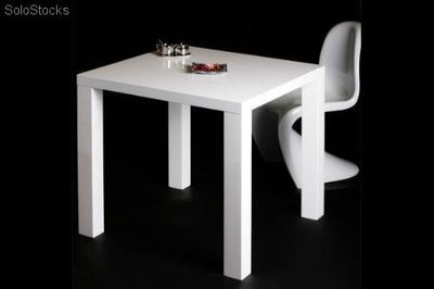 Stół lucente 80 biały high gloss - Zdjęcie 4