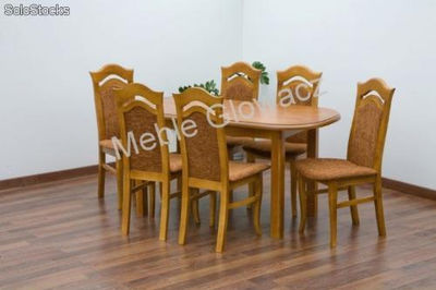 Stół MICHAŁ I + 6 krzeseł G-28