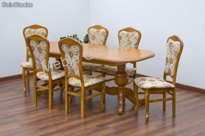 Stół SZYMON I + 6 krzeseł G-27
