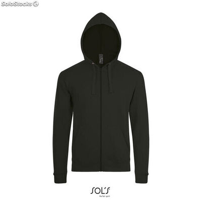 Stone sudadera unisex 260g Negro/ Negro Opaco xxl MIS01714-bk-xxl