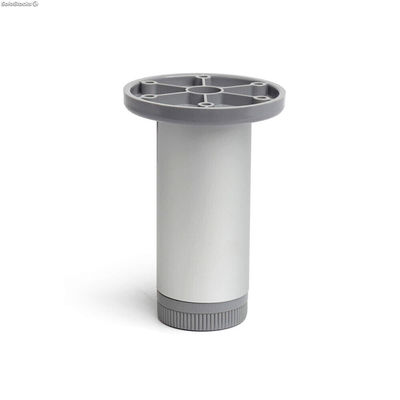 Stopy Rei 405 Matowy Cylindryczny Srebrzysty Aluminium Nowoczesny ( 3,9 x 10 cm