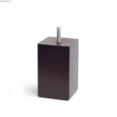 Stopy Rei 433 Kwadratowy Drewno Ceimnobrązowy Klasyczny Buk ( 6 x 10 cm)