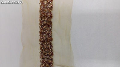 Strass bande or - Photo 3